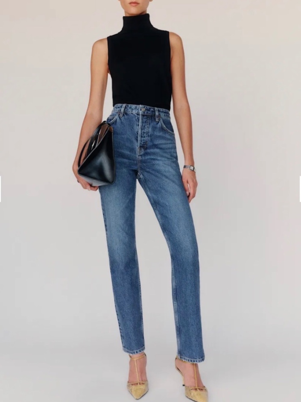 NWOT Reformation Cynthia Straight Leg Jeans